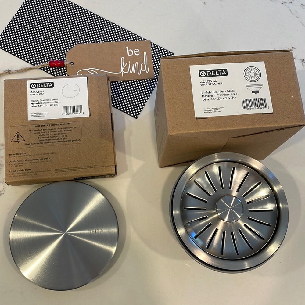 Delta | sink accessories | new in box | Stainless Steel
